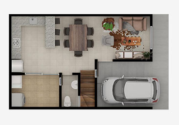 Jardín de la Molienda - Proyecto - Nivel 1